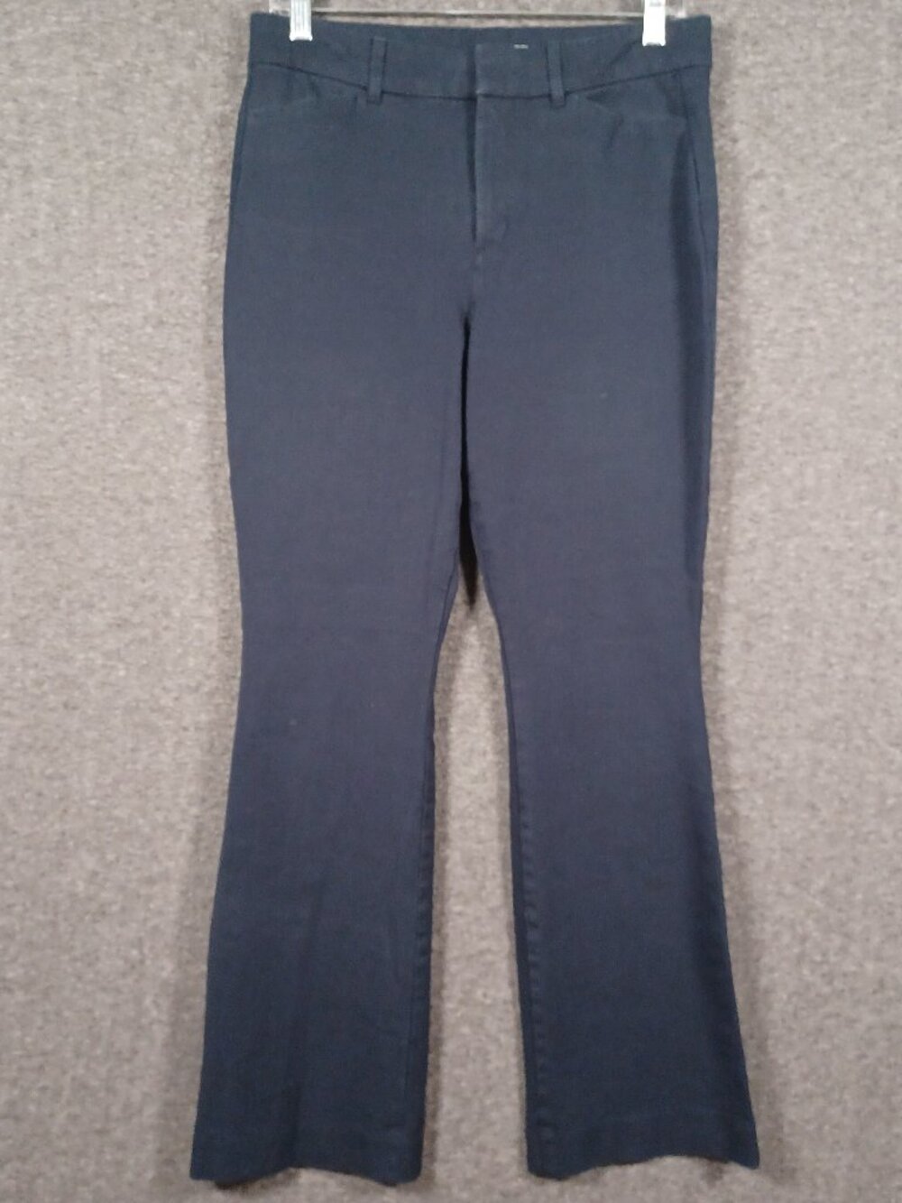 Old Navy Women's Size 8 Navy High Rise Pixie Flare Secret Smooth Pocket Pants